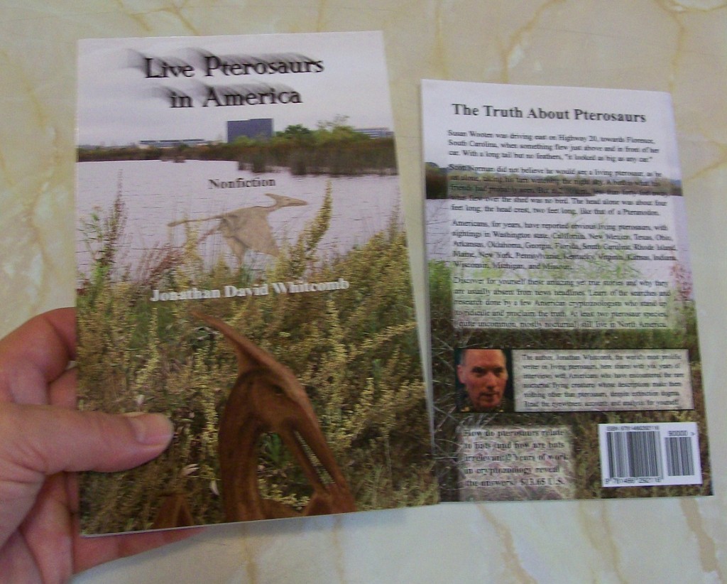Third edition of the cryptozoology book Live Pterosaurs in America